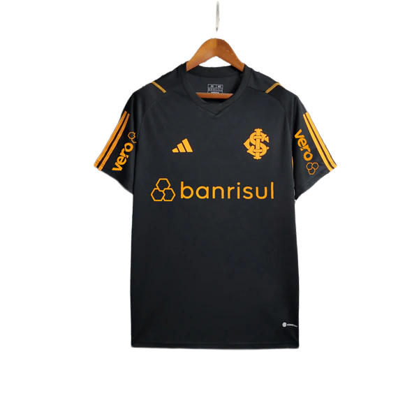 Camisa Internacional 23/24 Treino - Preto - Versão Torcedor