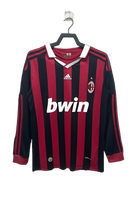 Camisa AC Milan 09/10 I Home - Versão Retrô Manga Longa