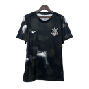 Camisa Corinthians 25/26 Treino - Preto - Versão Torcedor