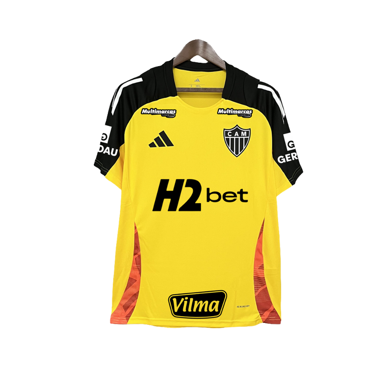 Camisa Atlético Mineiro 25/26 Treino Amarelo - Versão Torcedor