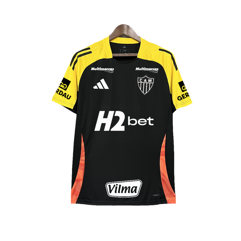 Camisa Atlético Mineiro 25/26 Treino - Preto - Versão Torcedor