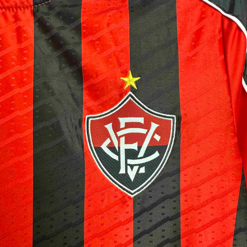 Camisa Vitoria 2025/26 - Torcedor Masculina - Rubro Negra