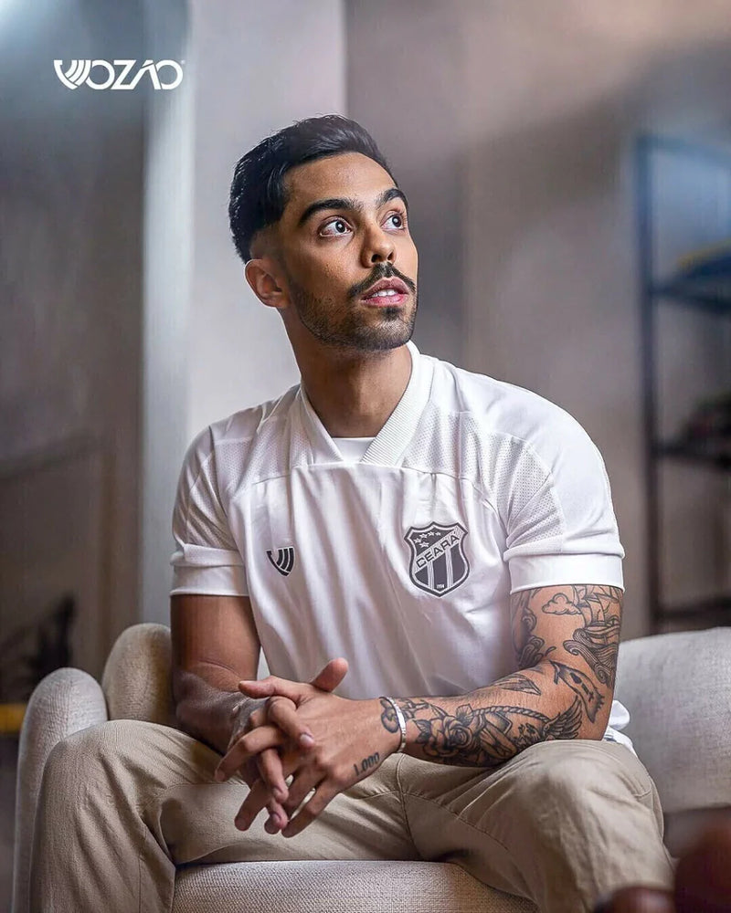 Camisa Ceará 2025 - Torcedor Masculina - Branca