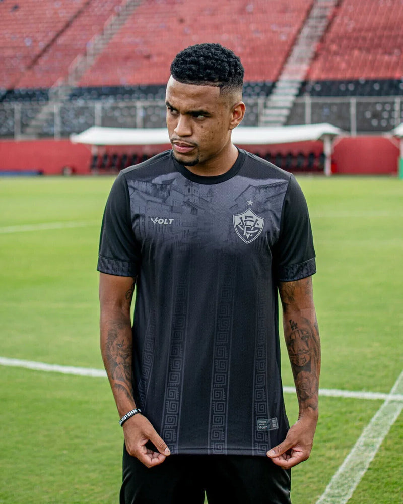 Camisa Vitória 2024/25 Consciência Negra - Torcedor Masculina - Preta