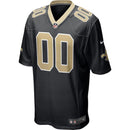 Camisa NFL New Orleans Saints - Versão de Jogo - Preto